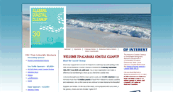Desktop Screenshot of alabamacoastalcleanup.com
